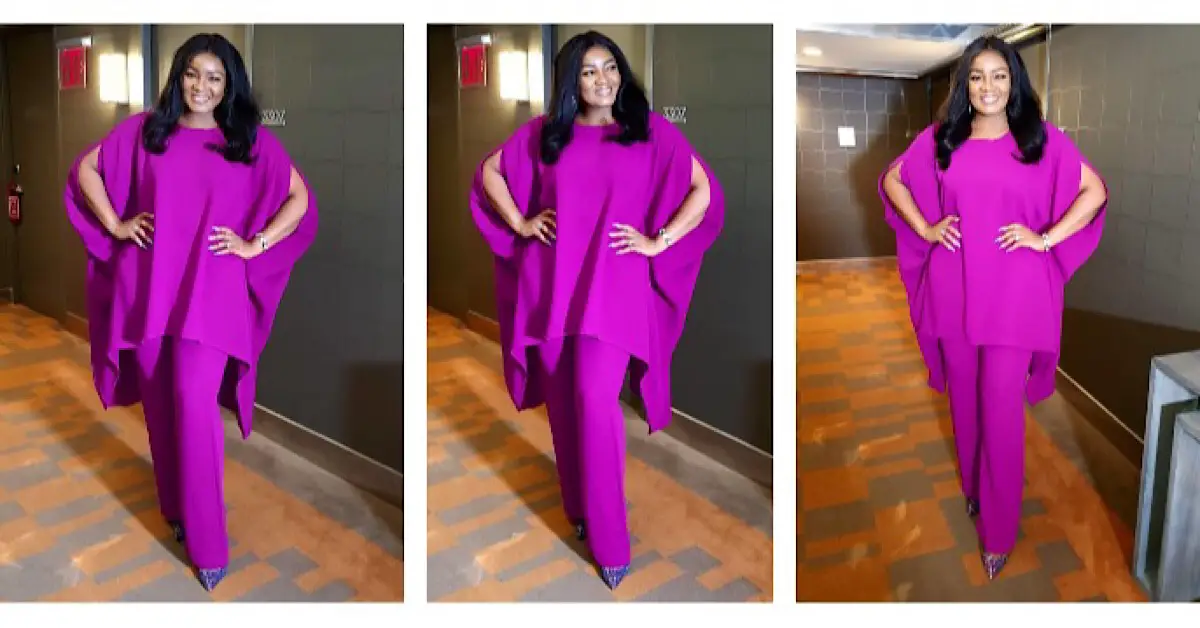 Omotola Glows In A Two Piece By Wani Fuga