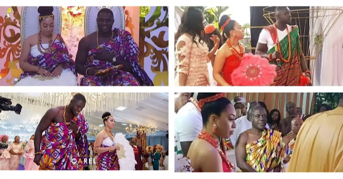 The Traditional Wedding Photos Of Sharon Oyakhilome And Philip Frimpong Is Beautiful!