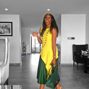 Veronica Odeka Is The Queen Of Re-rocking As She Styles Her Pleat Skirt Seven Times!