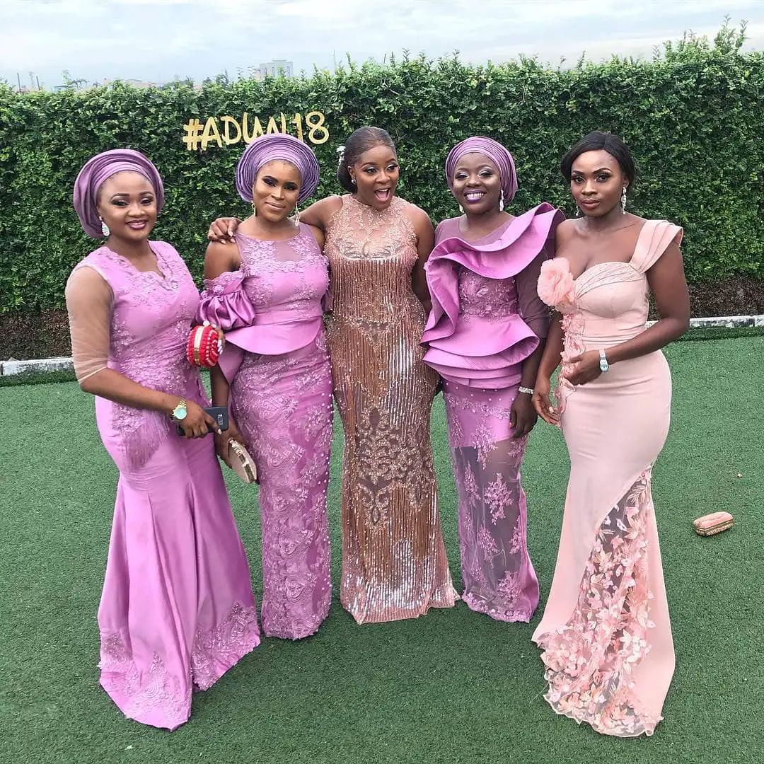 These Latest Asoebi Looks Will Spice Up This Wednesday