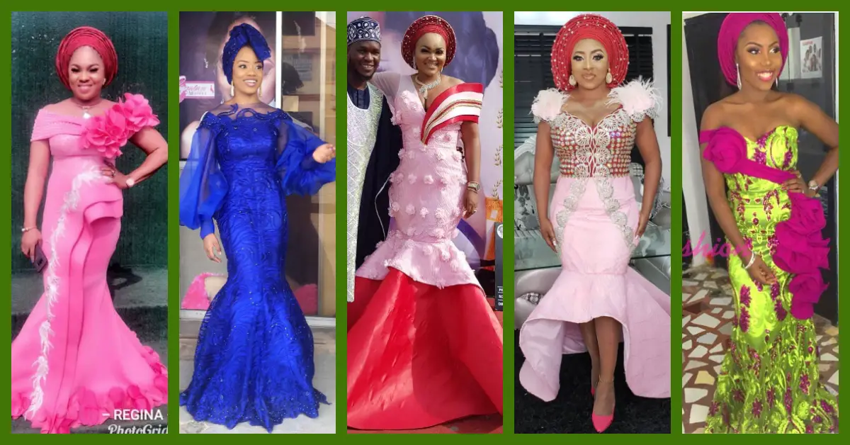 Do Your Friend Justice Rocking These Latest Lace Asoebi Attires