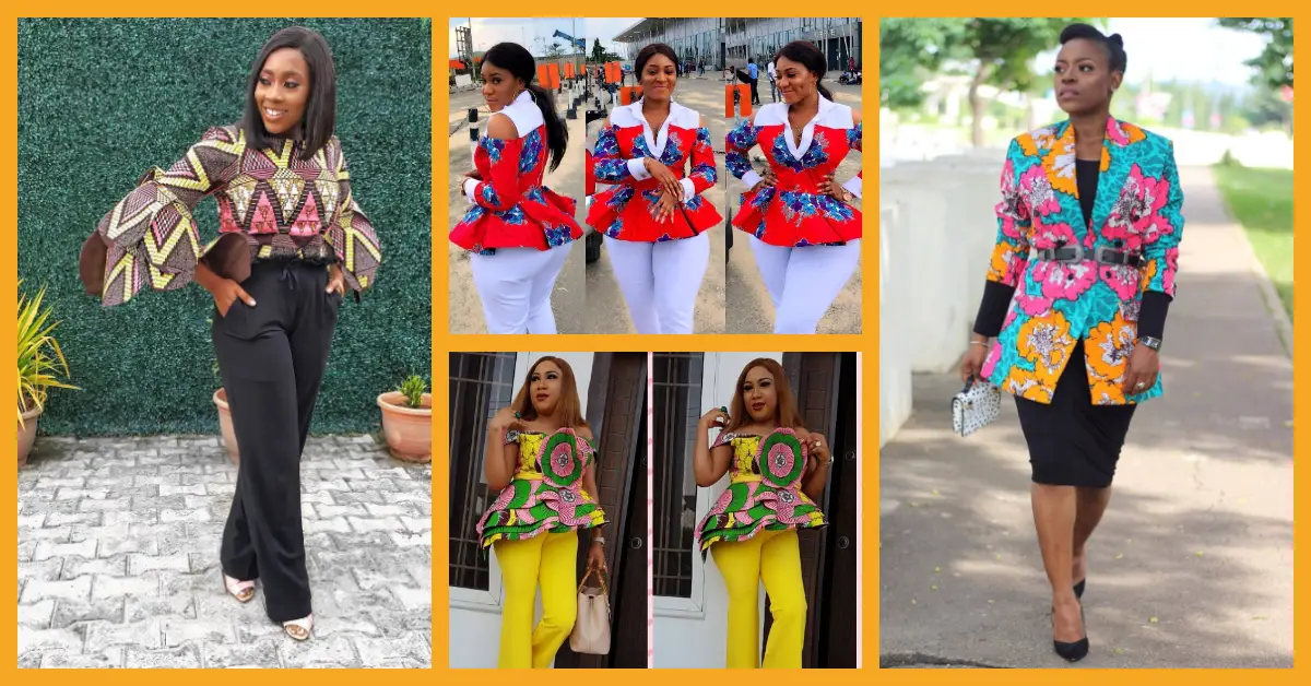 10 Stylish Ankara Blouses For Chics