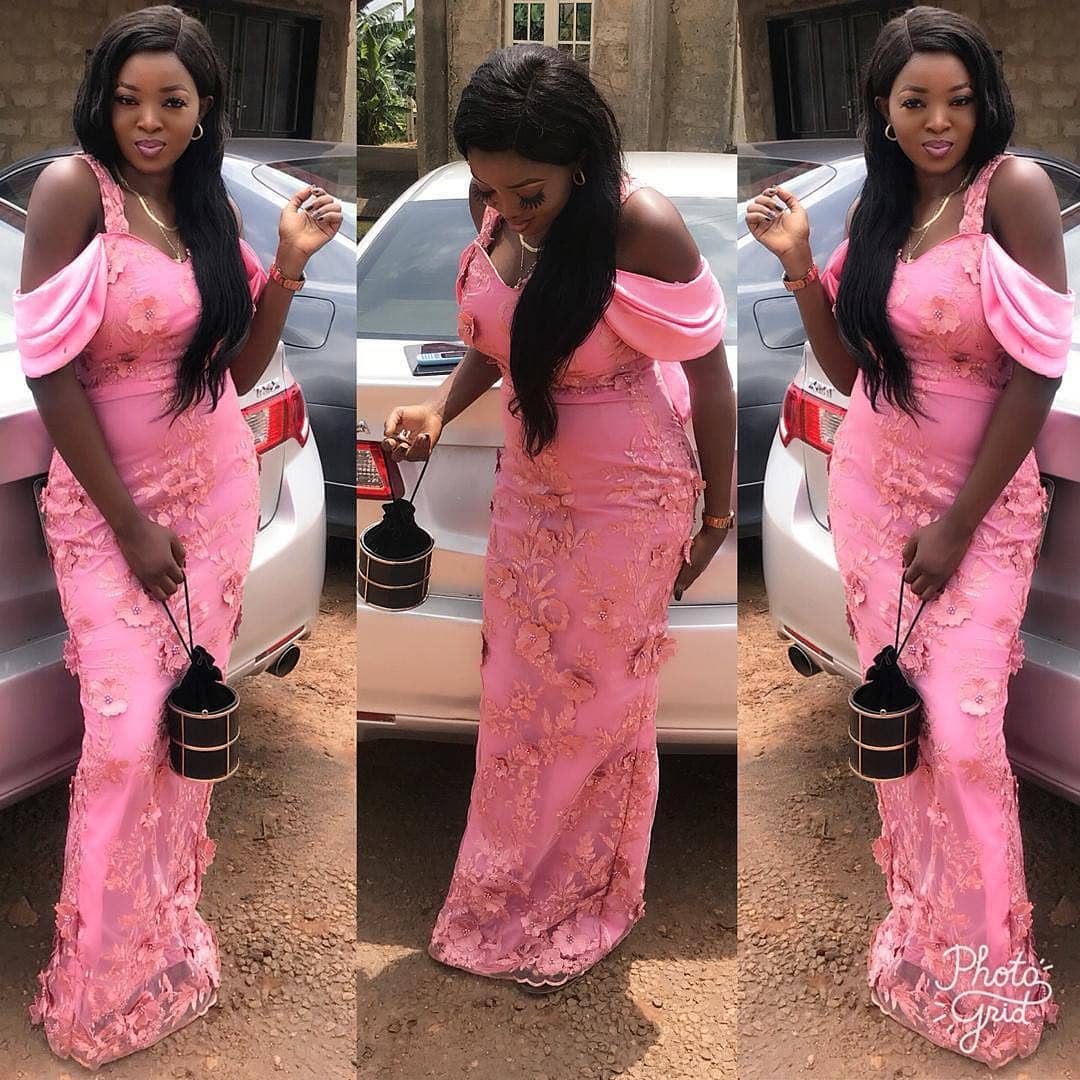 Coming At You Like Bangdadadang In The Sweetest Lace Asoebi Styles