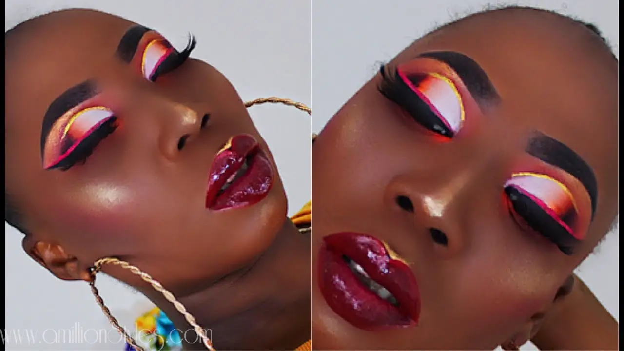 Put Some Drama On Your Eyelids With This Popping Makeup Look