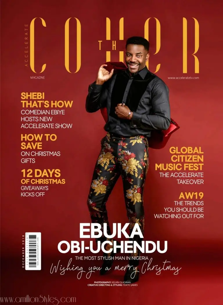 Ebuka Uchendu Is Nigeria’s Most Stylish Man According To Accelerate Tv Magazine