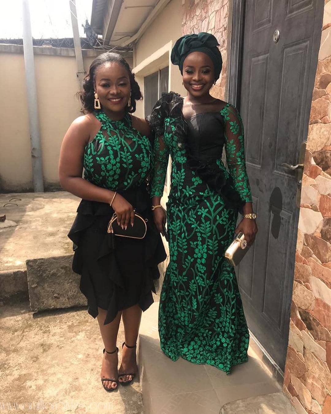 The Most Popular Color Of Asoebi Lace In 2018 Was Green