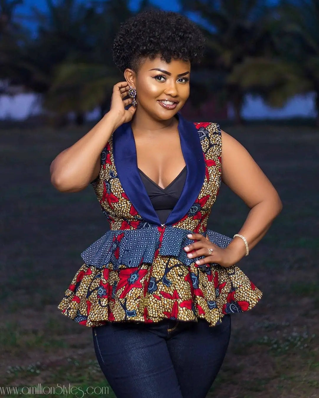 These Are Some Of The Best Ankara Blouses In Fashion