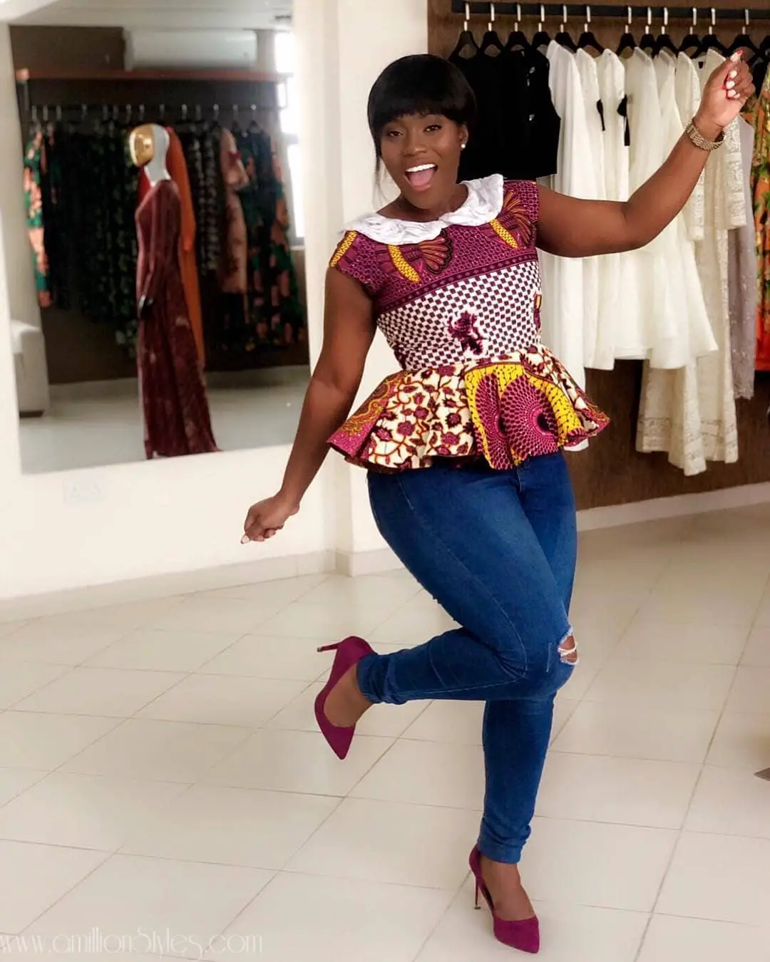 Stay Fly In These Fabulously Gorgeous Ankara Blouses
