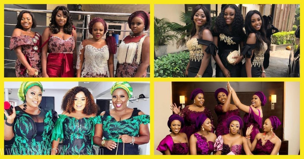 Raise A Toast To The Brides' Asoebi Bellas Squad!