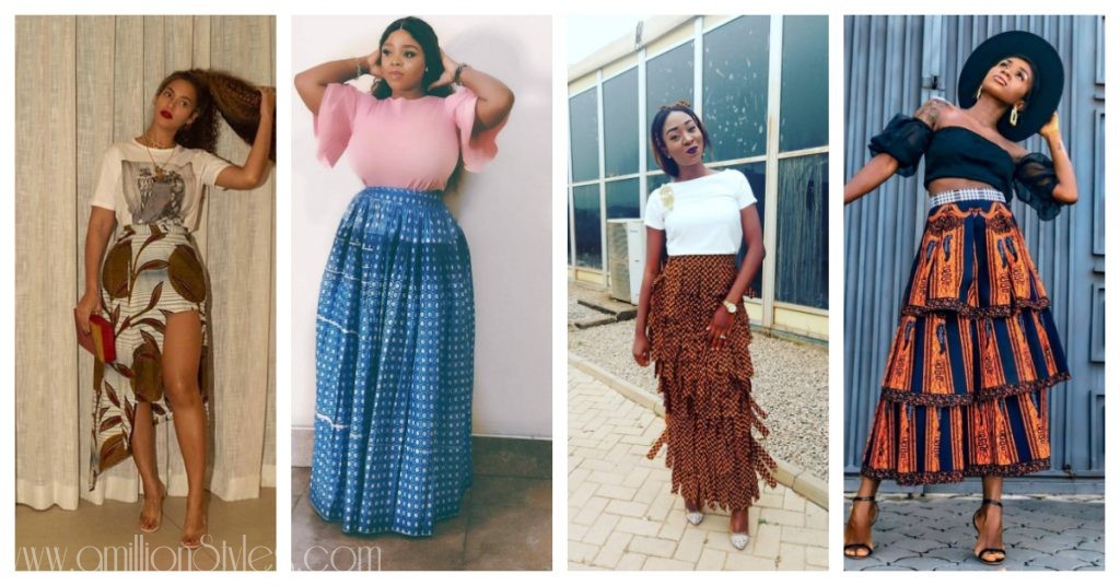 8 Ankara Skirts For Christmas!!!