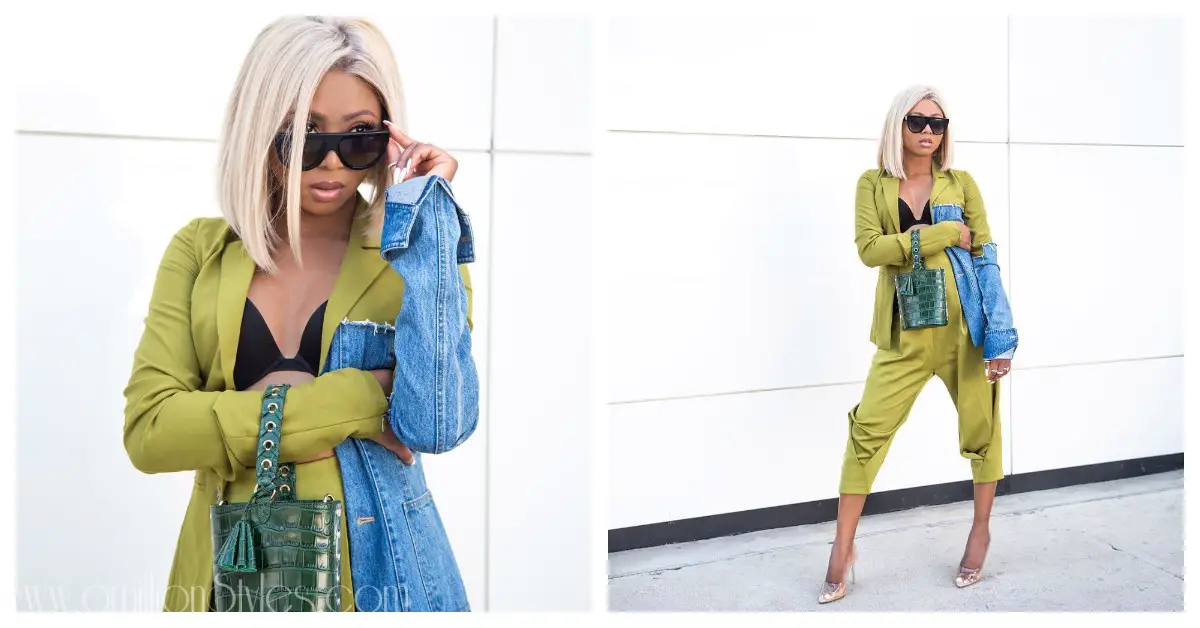 Look Of The Day: Stephanie Coker Gives Us Cool Girl Vibes In This Two Piece Set