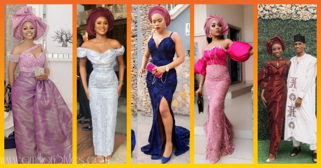 12 Latest Lace Asoebi Dresses