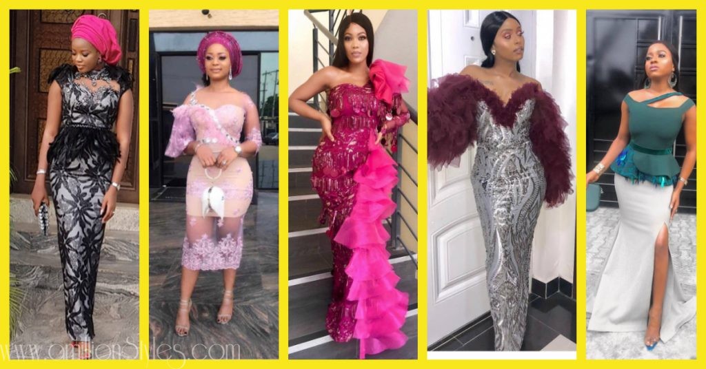 Latest Lace Asoebi Styles Volume 2