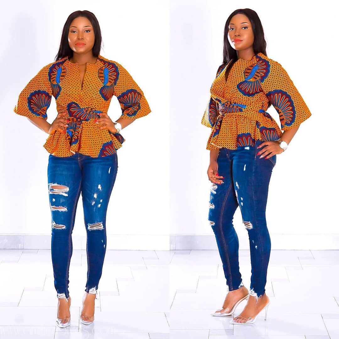 You Can Rock Any Of These Hawt Ankara Tops On A Skirt Or Trousers