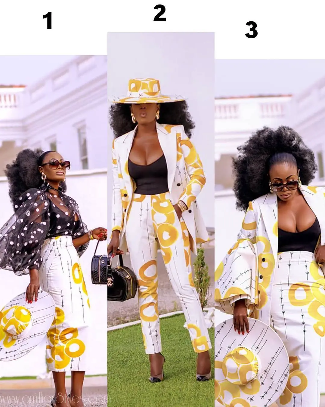 One Fabric, Three Styles: Nana Akua Addo Slays In These Pieces