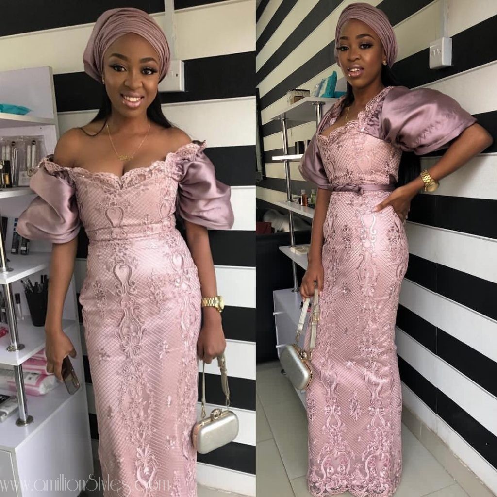 The Most Popular Color Of Asoebi Lace In 2018 Was Onion A Million Styles