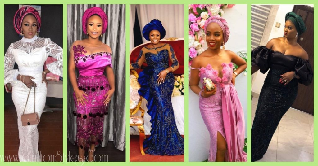 Latest Lace Asoebi Styles Volume 10