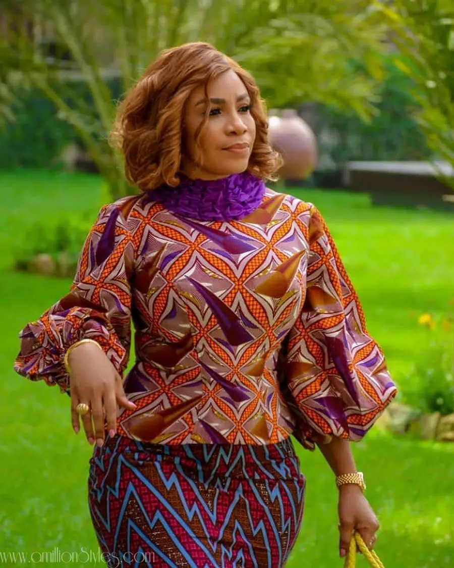 Chill Out This Friday In Casual Ankara Tops