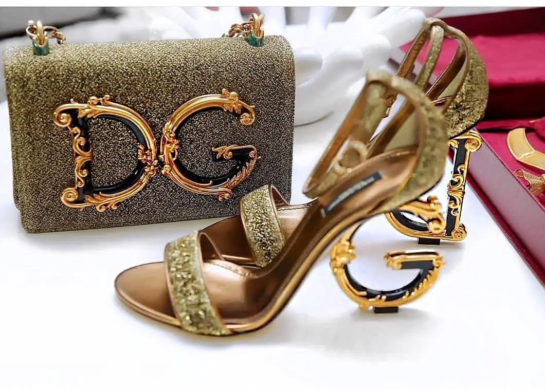 What Do You Think Of These Dolce And Gabbana Lurex Sandals With Sculpted Heels?