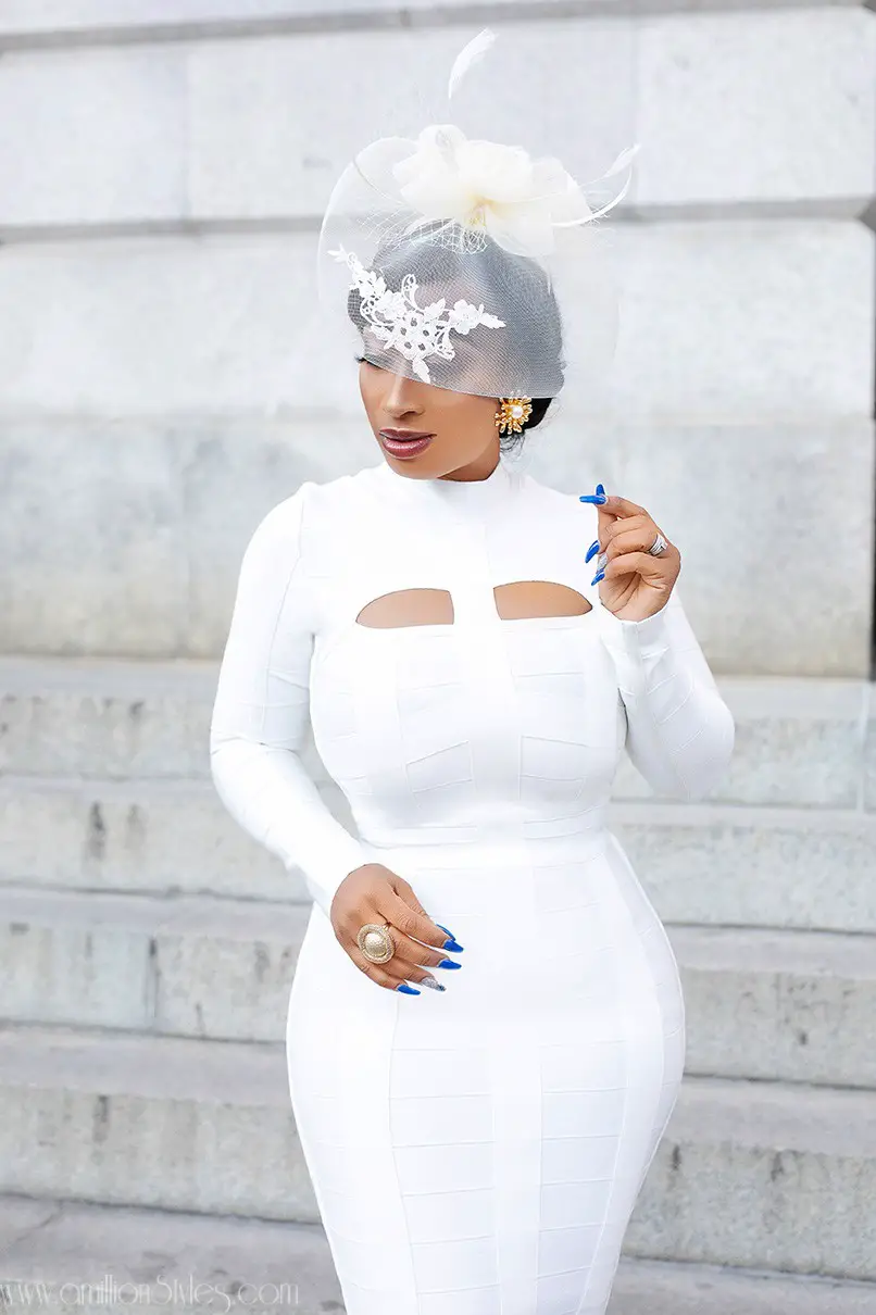 Chic Ama Serves Hot Registry Style Inspo In This All-White Outfit