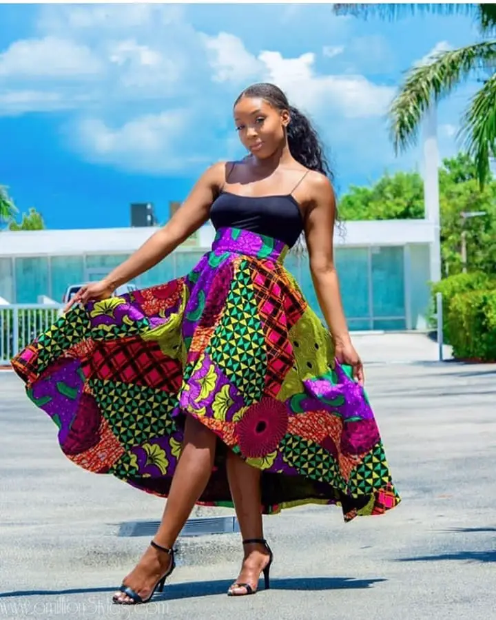 Love Skirts? These Hawt Ankara Skirts Are Just Right!