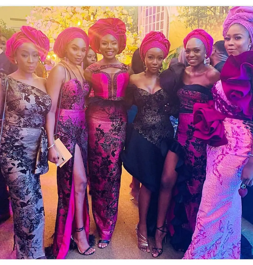 Temi Abudu Got Married And The Asoebi Styles Are Fabulous!