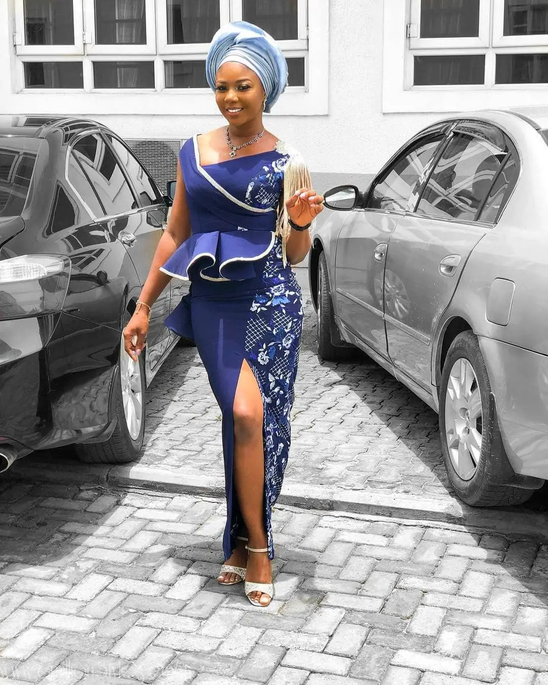The Blue Lace Asoebi Styles At Tomike's Wedding Blu Us Away!