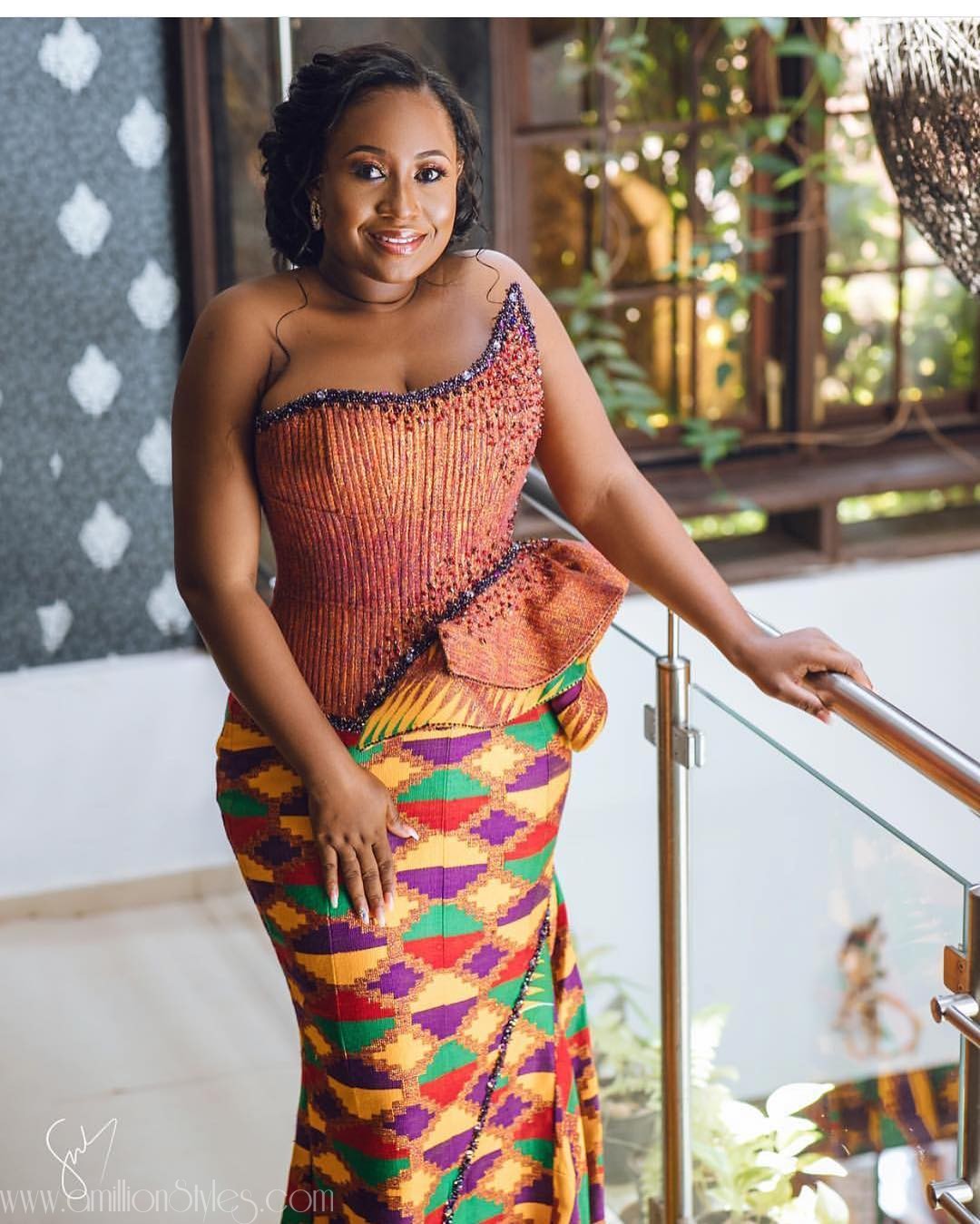 Giving Ghana A Shoutout With 8 Fab Kente Styles For Brides