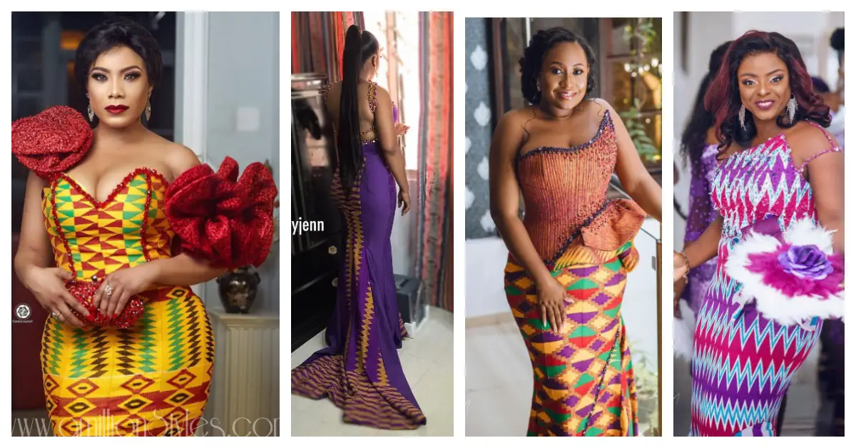 Giving Ghana A Shoutout With 8 Fab Kente Styles For Brides
