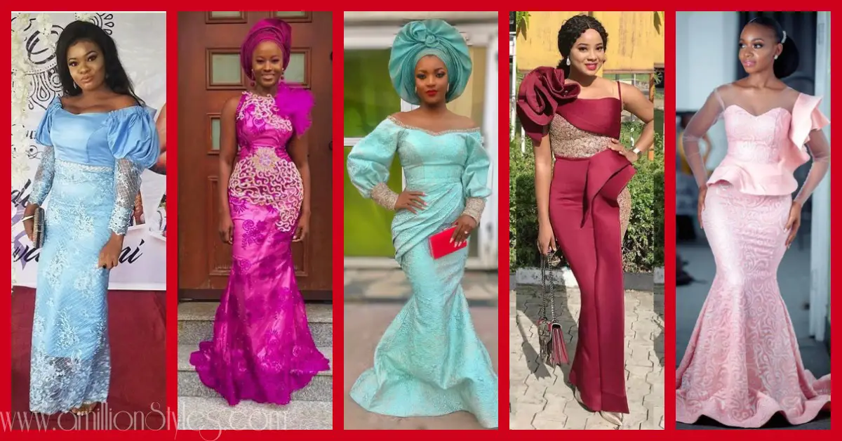 Latest Nigerian Lace Styles and Designs-Volume 13