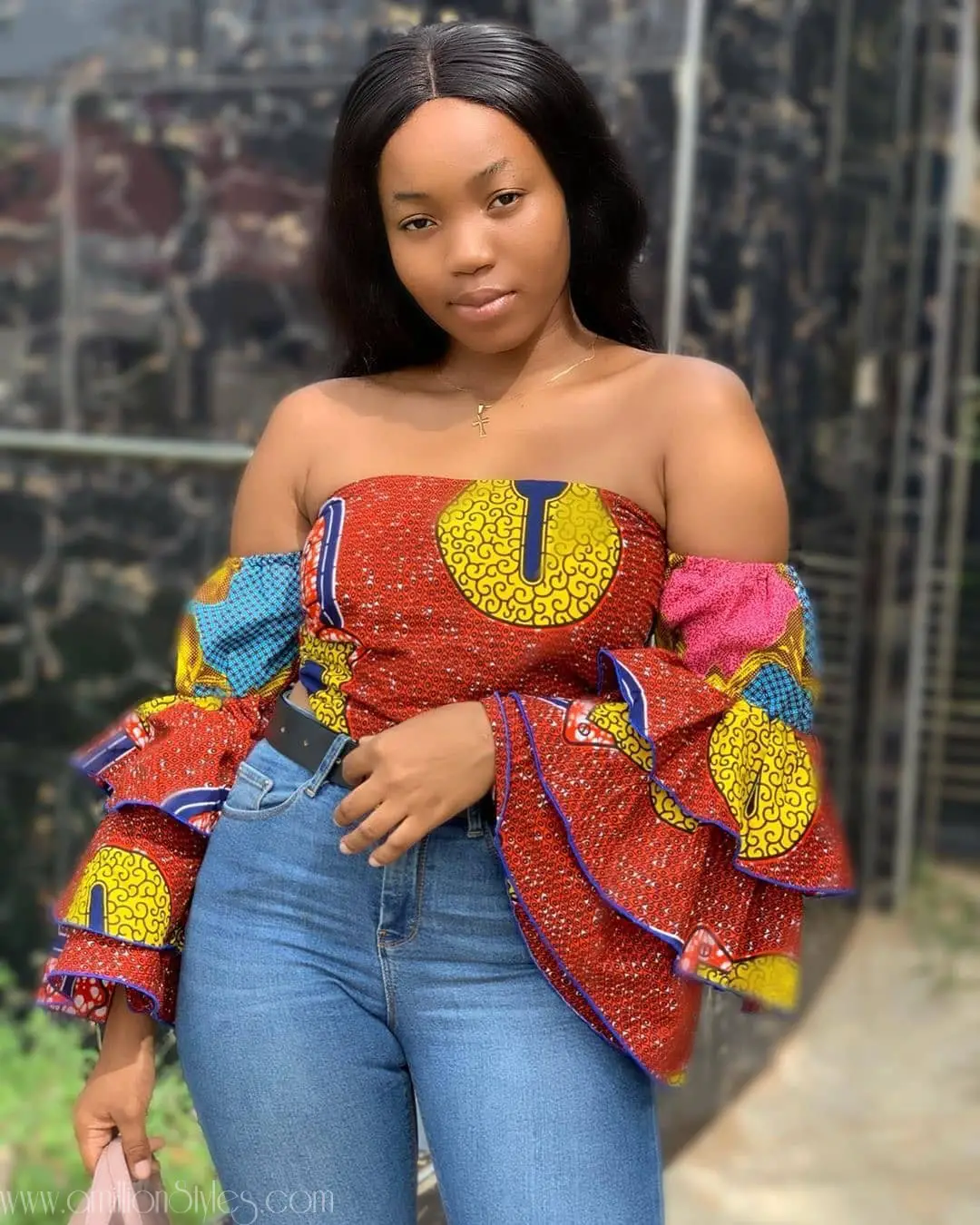 11 Ankara Blouses You Can Wear To Hangout With Friends