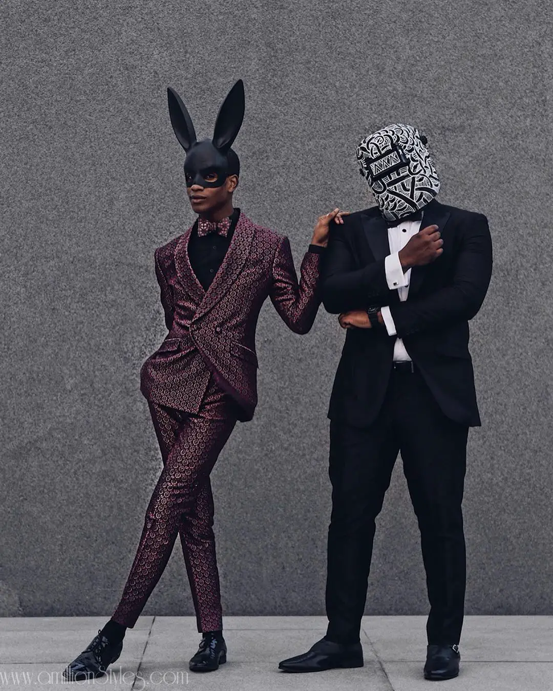 Denola Grey Snatched Our Wigs Off In This Bunny-Playboy Mask
