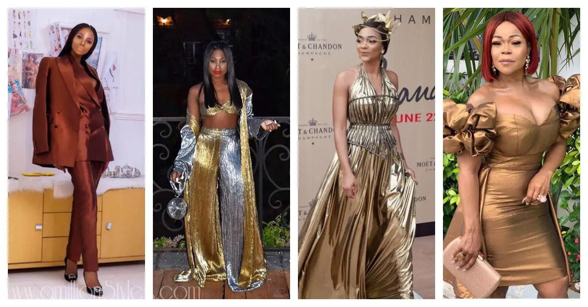 Here Are 11 Sweet Ways To Wear Metallic Colored Outfits