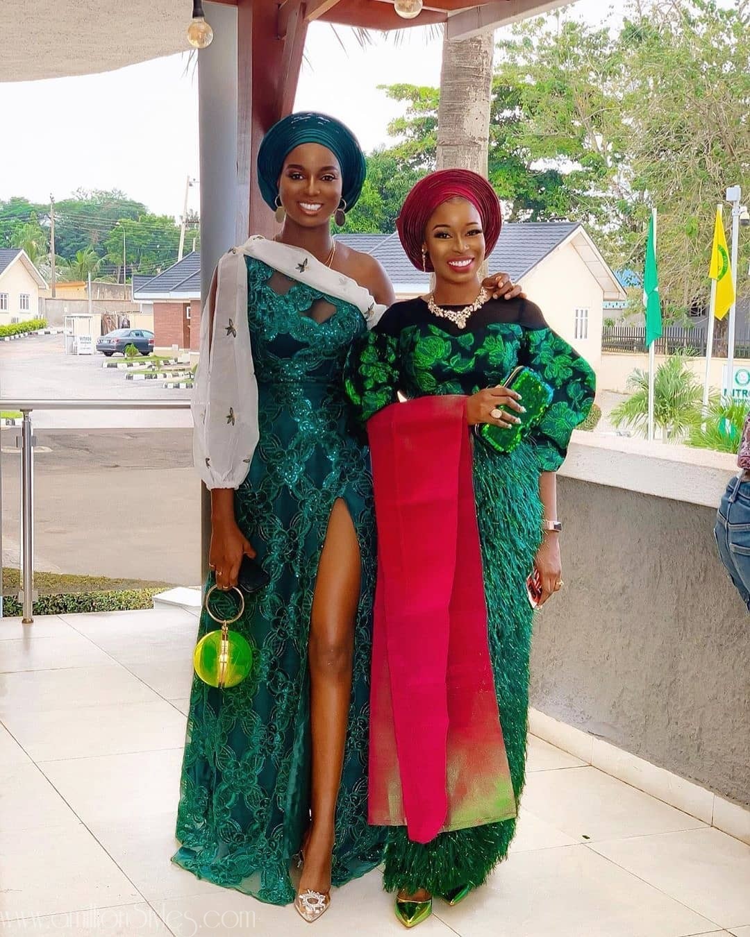Here Are The Best Green Lace Aseobi Styles For 2019
