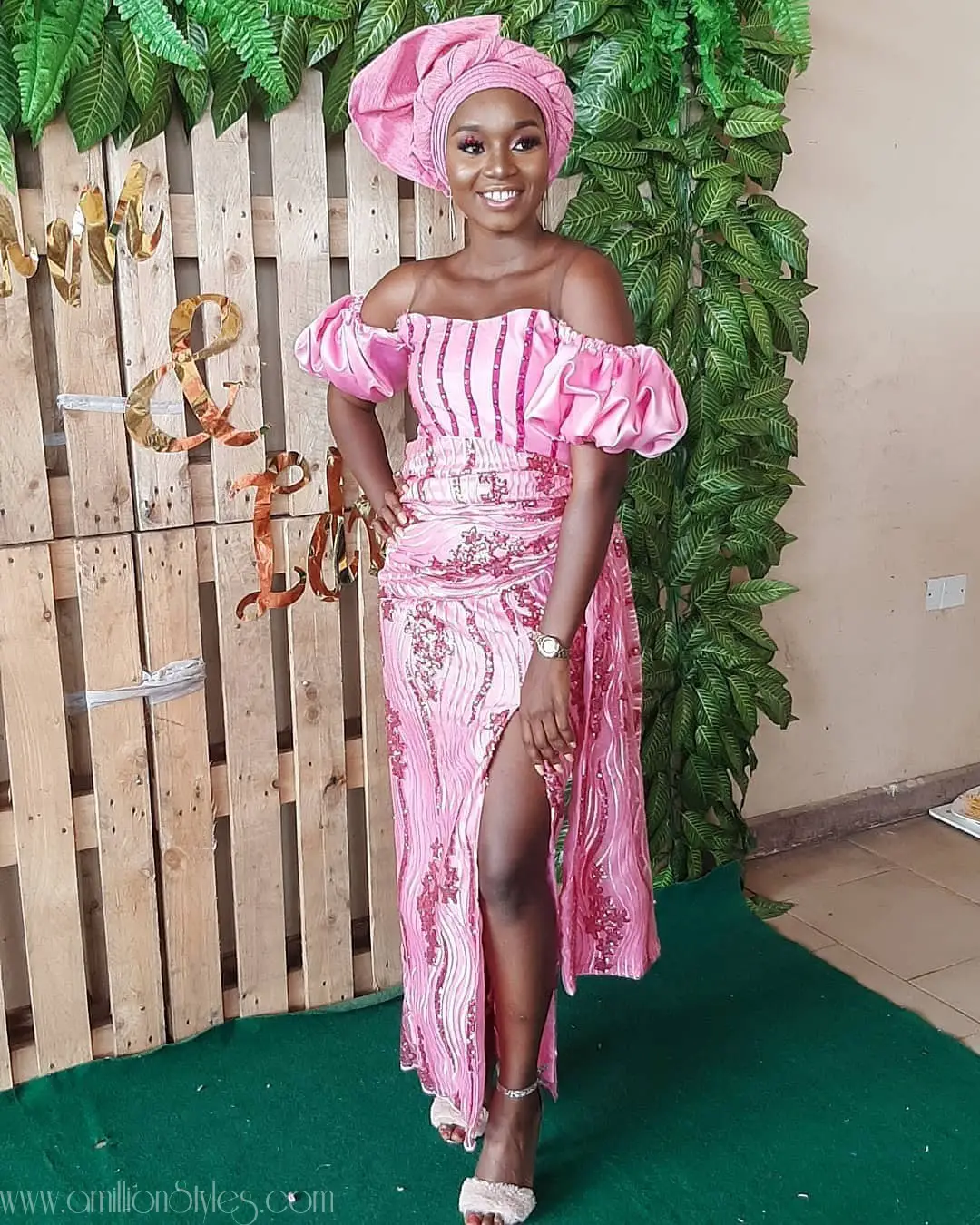 The Best Pink Lace Asoebi Styles For 2019