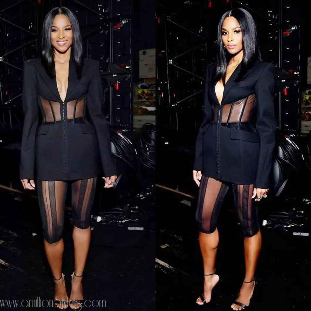 3 Different Outfit Changes By Ciara At The AMAS