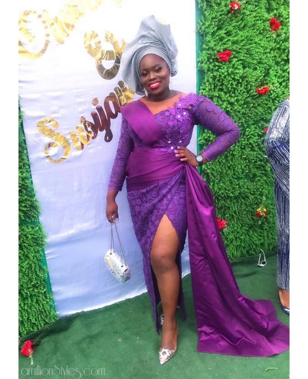 These Lace Asoebi Styles With Matching Trains Are Too Good To Ignore