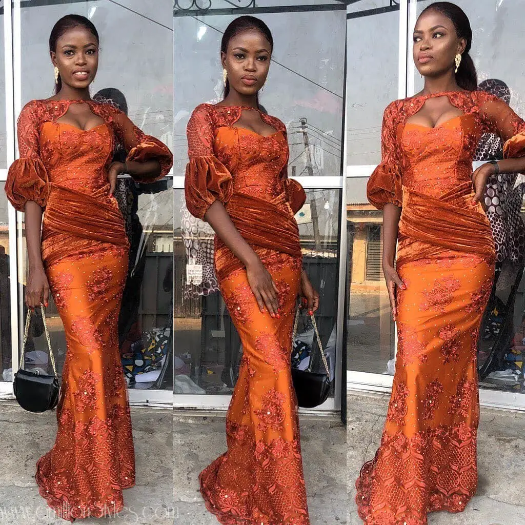 Latest Nigerian Lace Styles and Designs-Volume 25