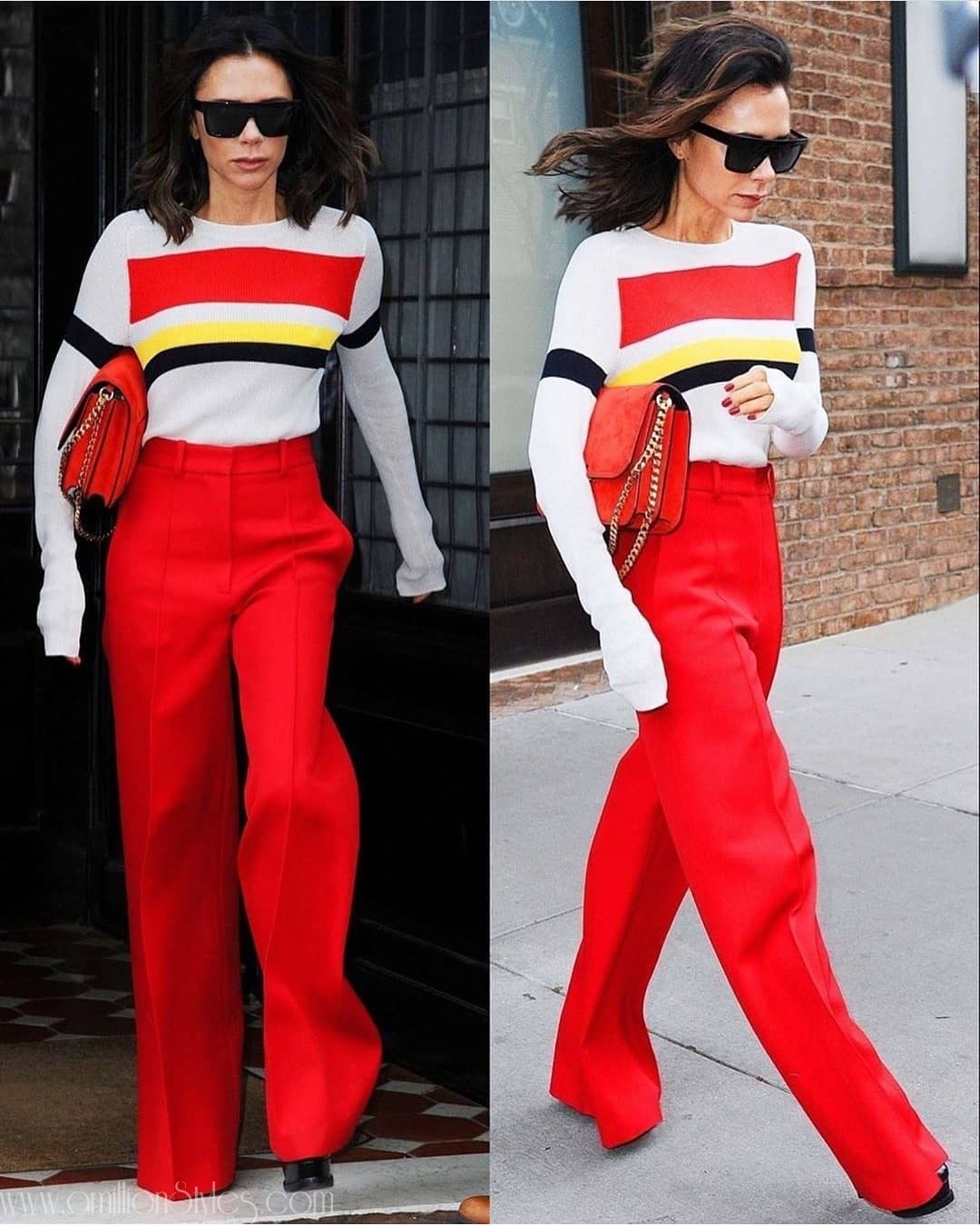 Victoria Beckham Sizzles In Stylish Work Outfits