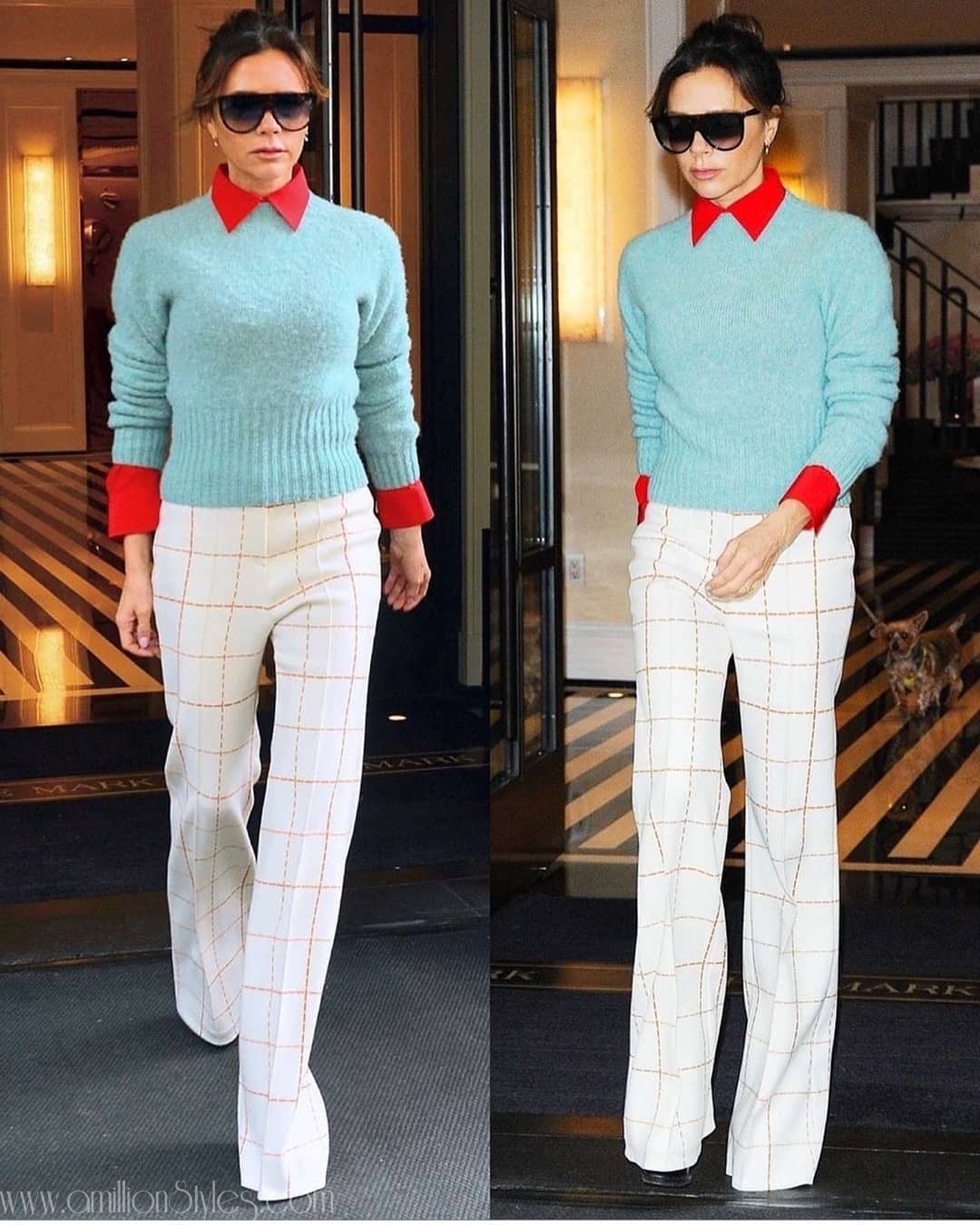 Victoria Beckham Sizzles In Stylish Work Outfits