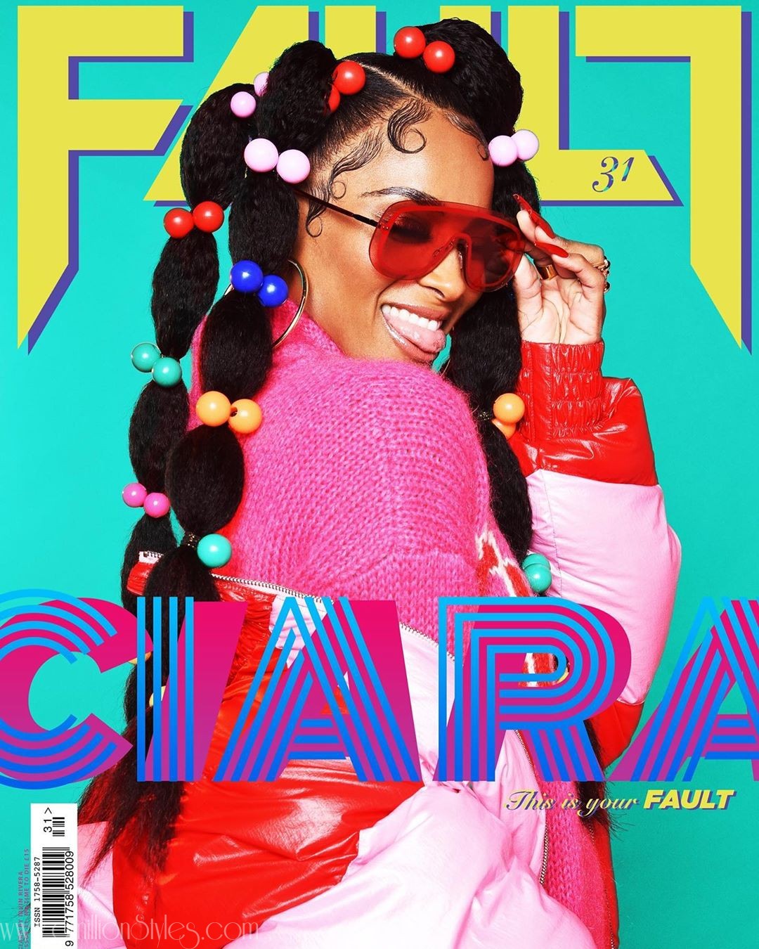 Ciara Is The Covergirl On Fault Magazine's 31st Issue