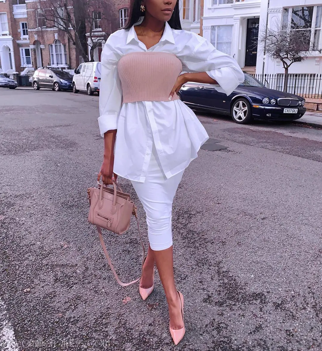 Charlotte Kamale Shows 10 Ways To Wear Nude Styles