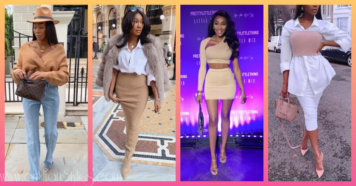 Charlotte Kamale Shows 10 Ways To Wear Nude Styles - A 