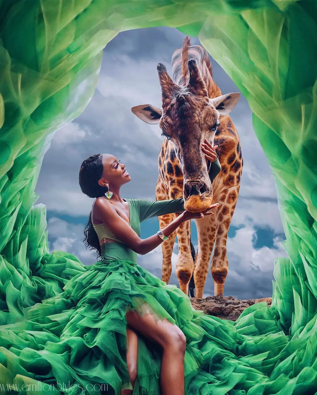 Miss Universe Kenya 2019 Looking Fabulous In This Wildlife Photoshoot