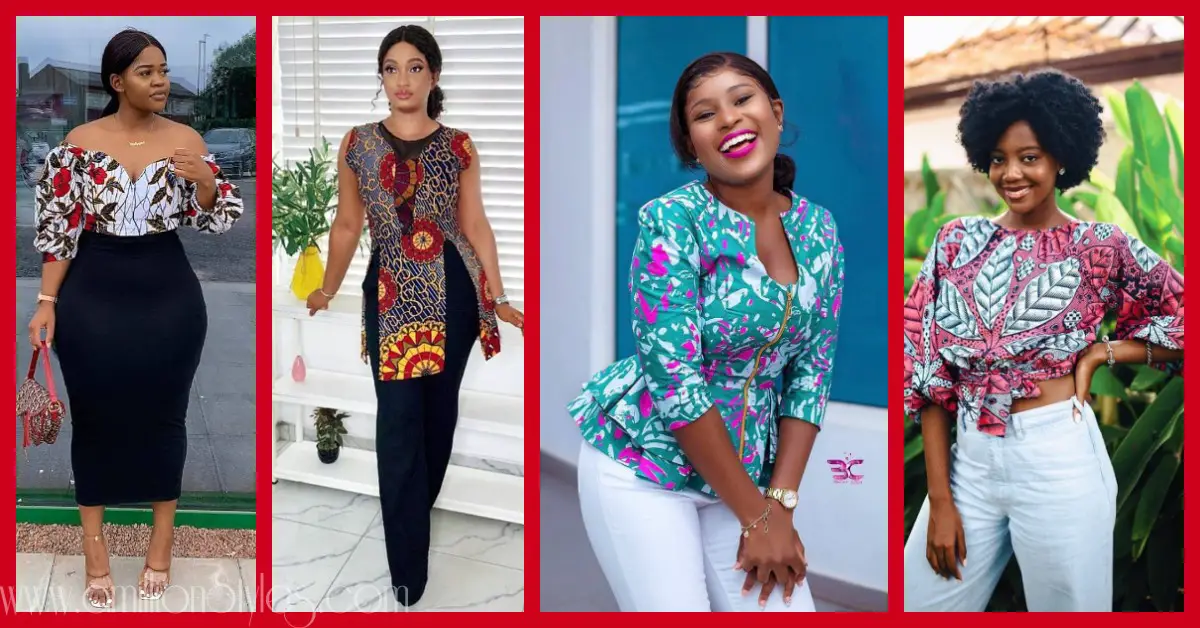 Here Are 8 Beautiful Ankara Tops That Will Look Good On You
