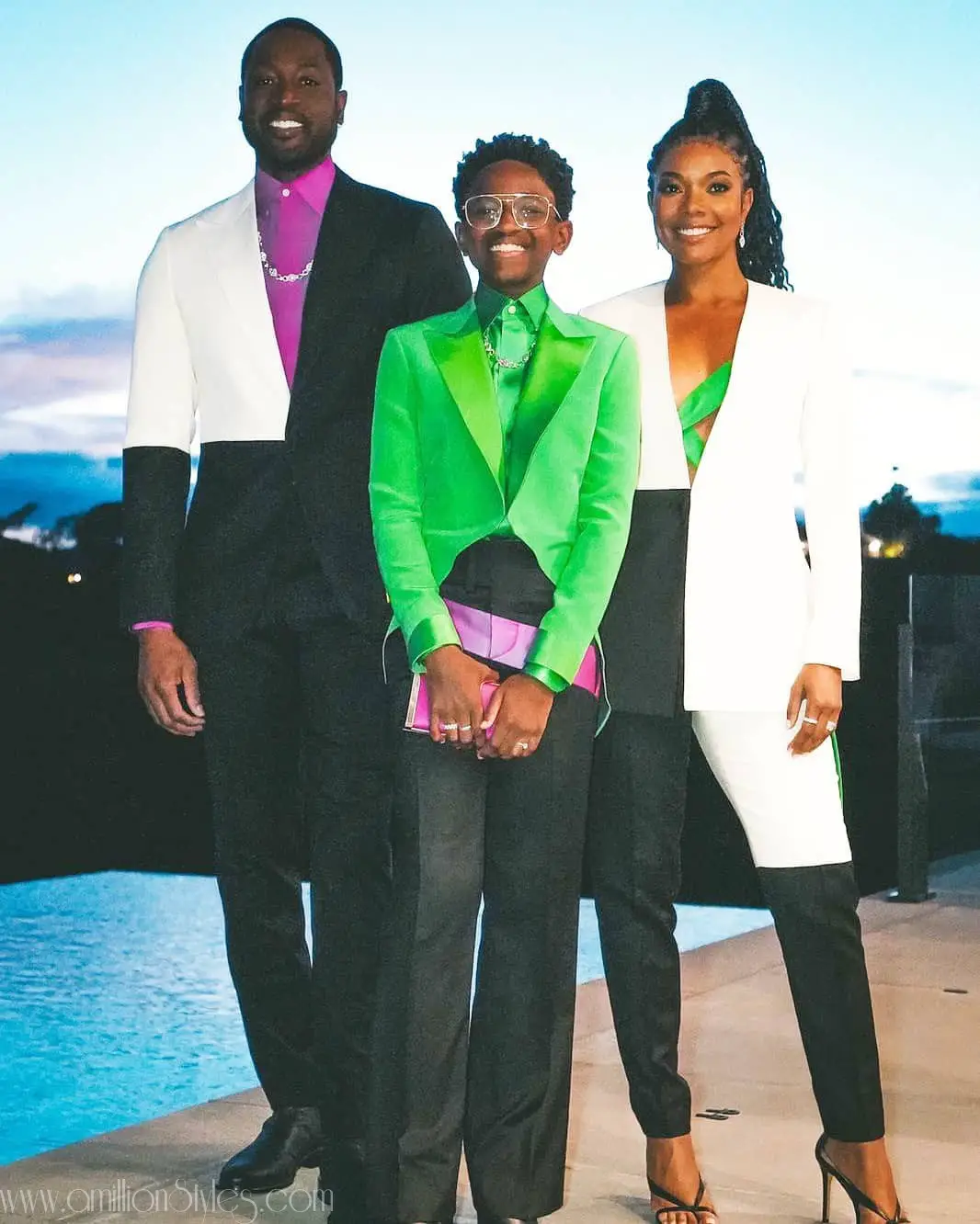Gabrielle Union And Dwayne Wade Match-Up In Custom Suits To 2020 Truth Awards