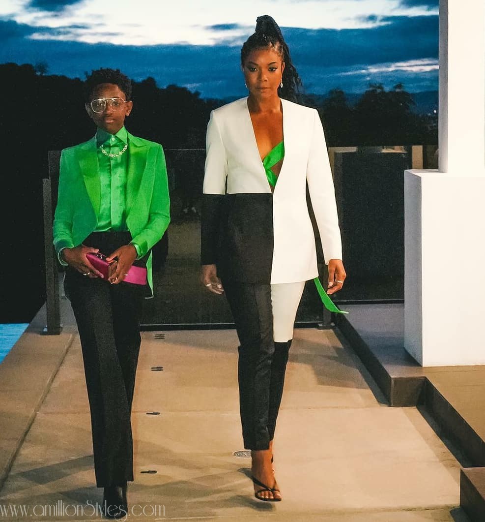 Gabrielle Union And Dwayne Wade Match-Up In Custom Suits To 2020 Truth Awards