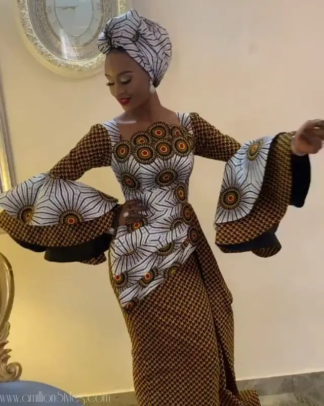 You'll Want These 9 Long Casual Ankara Styles In Your Wardrobe