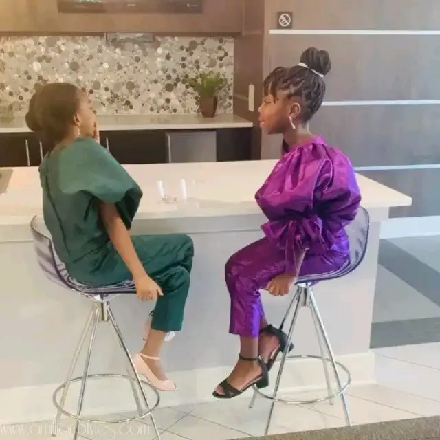 Adorable Girls Recreate Outfits By Lupita Nyong'o And Chimamanda Adichie
