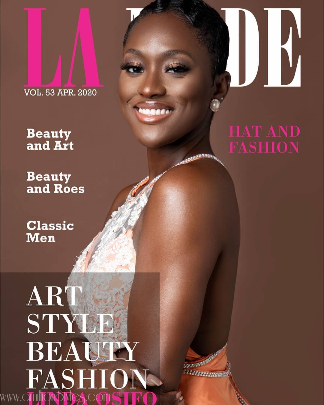 La Mode Magazine Features Linda Osifo As April 2020 Cover Girl